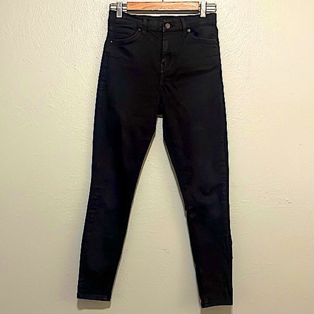 Topshop moto black skinny jeans